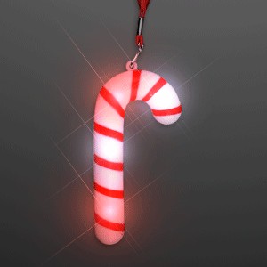 Light Up Candy Cane Necklaces - BLANK