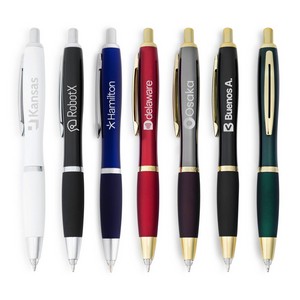 Lighted Tip Click Metal Pen