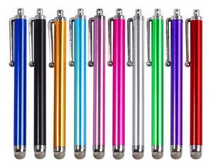 Lightweight Stick Stylus Pen w/Clip