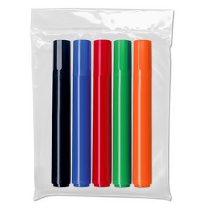 Liqui-MarkÂ® Broadline Chisel Tip Permanent Marker (5-Pack)