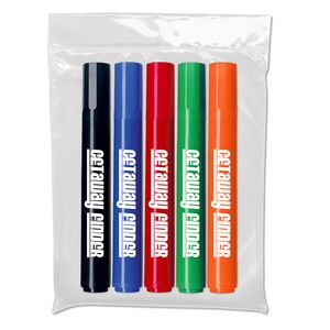 Liqui-MarkÂ® Broadline Chisel Tip Permanent Marker (5-Pack)