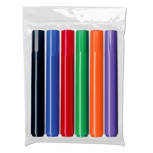 Liqui-MarkÂ® Broadline Chisel Tip Permanent Marker (6-Pack)