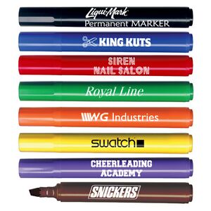 Liqui-MarkÂ® Broadline Chisel Tip Permanent Marker