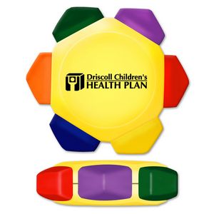 Liqui-MarkÂ® Crayo-CrazeÂ® 6-Color Crayon Wheel (Yellow)