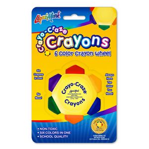 Liqui-MarkÂ® Crayo-CrazeÂ® 6-Color Crayon Wheel