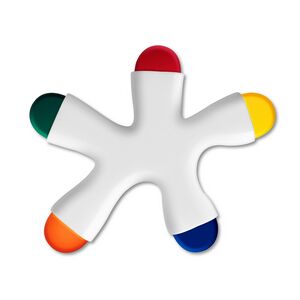 Liqui-MarkÂ® Fun Crayonâ„¢ 5-Color Crayon