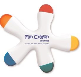 Liqui-MarkÂ® Fun Crayonâ„¢ 5-Color Crayon