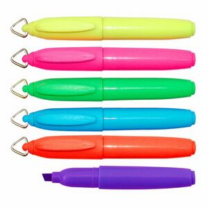 Liqui-MarkÂ® Mini Brite Spotsâ„¢ Fluorescent Highlighter w/Key Ring Cap