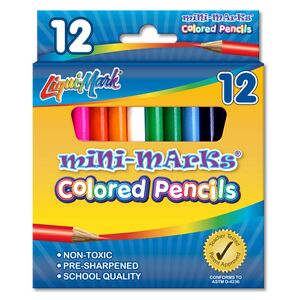 Liqui-MarkÂ® Mini-MarksÂ® Colored Pencils (12-Pack)