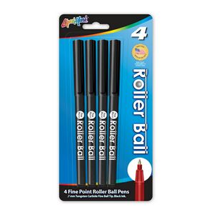 Liqui-MarkÂ® Roller Ballâ„¢ Fine Point Pens (4-Pack)