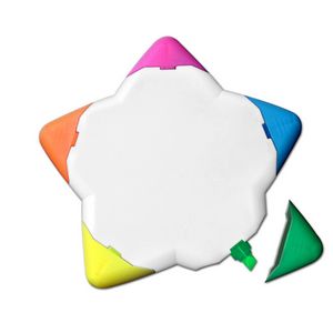 Liqui-MarkÂ® Star Lighterâ„¢ 5-Color Star Shaped Highlighter