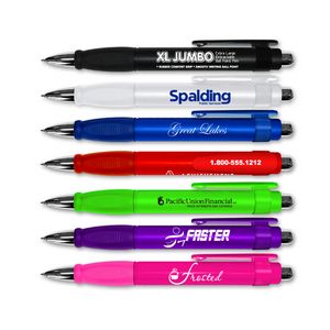 Liqui-MarkÂ® XL Jumbo Retractable Pen w/Rubber Grip