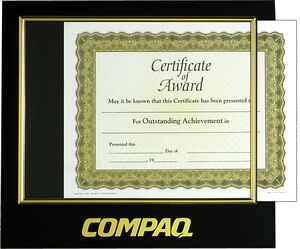 Logo Slim Line Certificate Holder