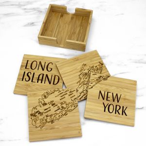 Long Island Puzzle Coaster Set