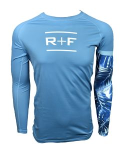 Long Sleeve UPF 30+ Rash Guard Swim And Surf Shirt