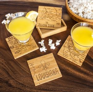 Louisiana Puzzle Coaster Set