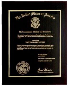 Madison Patent Award Plaque - Small