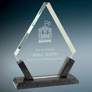 Marble Line Diamond Glass Award