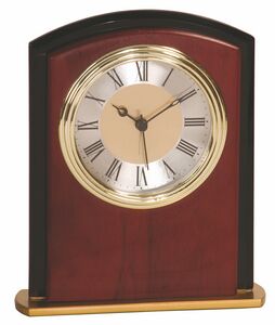 Marc Mahogany Finish Clock II