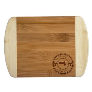 Massachusetts State Stamp 2-Tone Bar Board