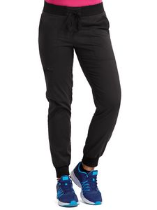 Med Couture - MC Touch - Women's 5-Pocket Rib-Knit Waistband Pant