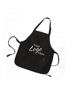 Medium Length Apron w/3 Compartments (22"x24")