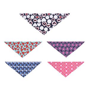 Medium Polyester Full Color Triangle Pet Bandanna (25"x17"x17")