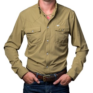 Men's Ferrell® Long Sleeve Snap Shirt