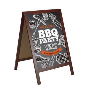 Menu Board Chalkboard A-Frame Kit with Imprint