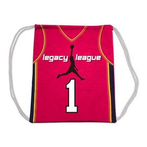 Mesh-Normal Shape Drawstring Backpack