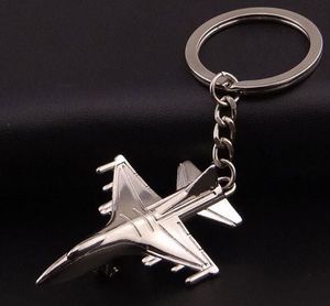 Metal Fighter Airplane Keychain
