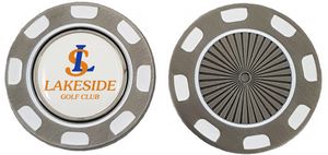 Metal Poker Chip Medallion