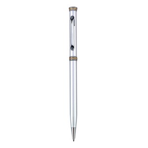 Metallic Ballpoint Twist Metal Pen - Chrome