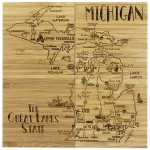 Michigan Puzzle Coaster Set