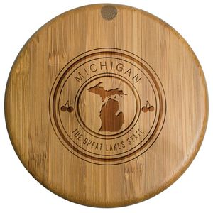 Michigan State Stamp Salt Box