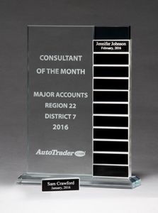 Milestone Glass Perpetual Award