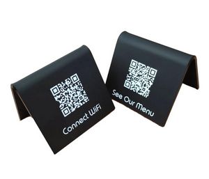 Mini Acrylic QR Menu And Table Stands