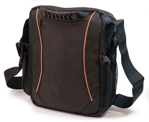 Mini Messenger - Black/Orange