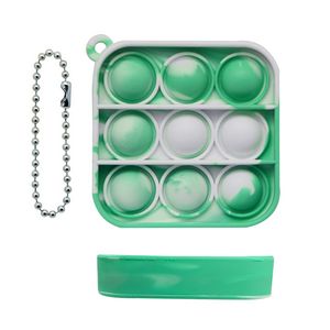Mini Square Bubble Fidget Keychain