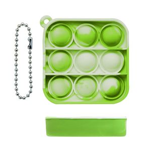 Mini Square Bubble Fidget Keychain