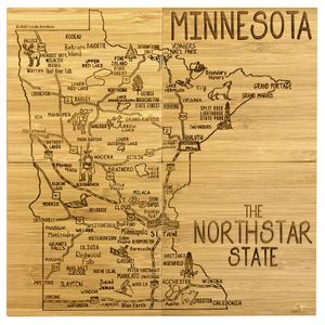 Minnesota Puzzle Coaster Set