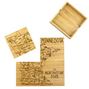 Minnesota Puzzle Coaster Set