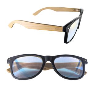 Mirror or Polarized Bamboo Arm Miami Sunglasses