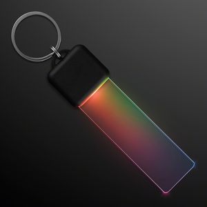 Multicolor LED Keychain Light - PRINTED