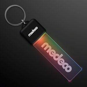 Multicolor LED Keychain Light - PRINTED