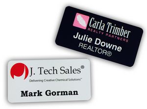 Name Badge Digitally Printed (1"x3")