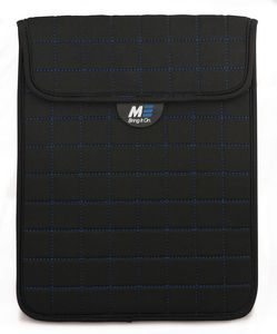 NeoGrid Tablet Sleeve (Black with Blue Stitching)