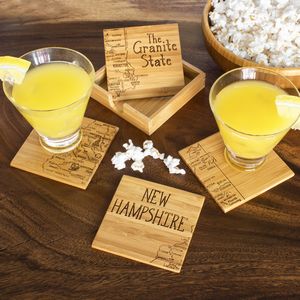 New Hampshire Puzzle Coaster Set