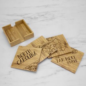 North Carolina Puzzle Coaster Set
