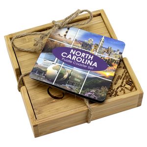 North Carolina Puzzle Coaster Set